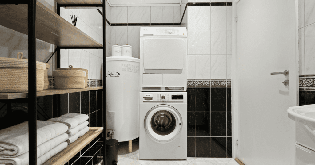 stacked-washer-dryer-laundry-room