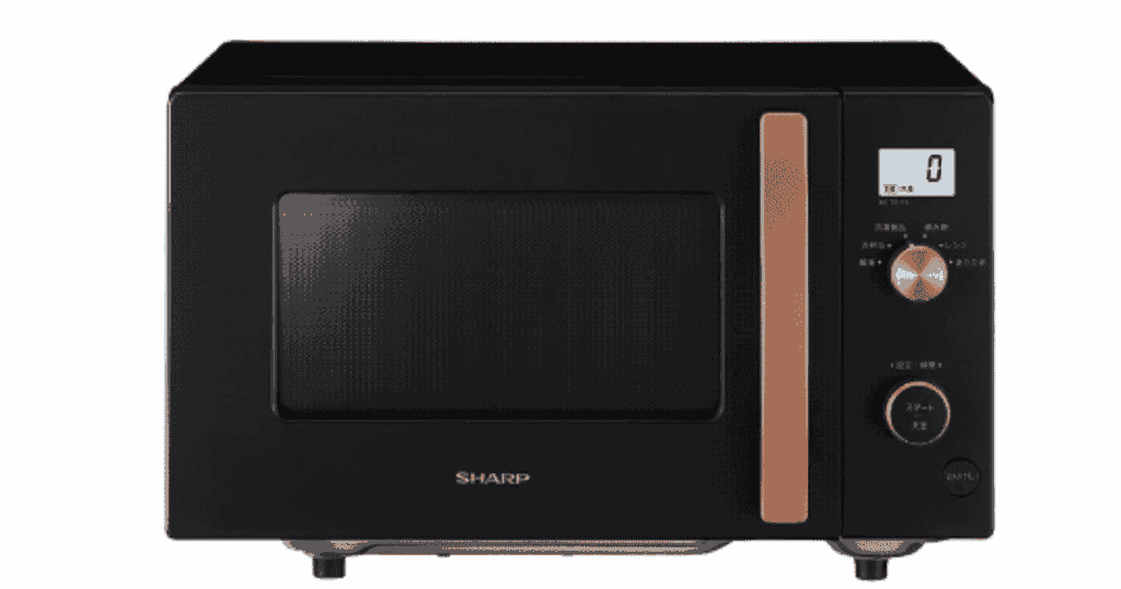 シャープの黒い単機能レンジ