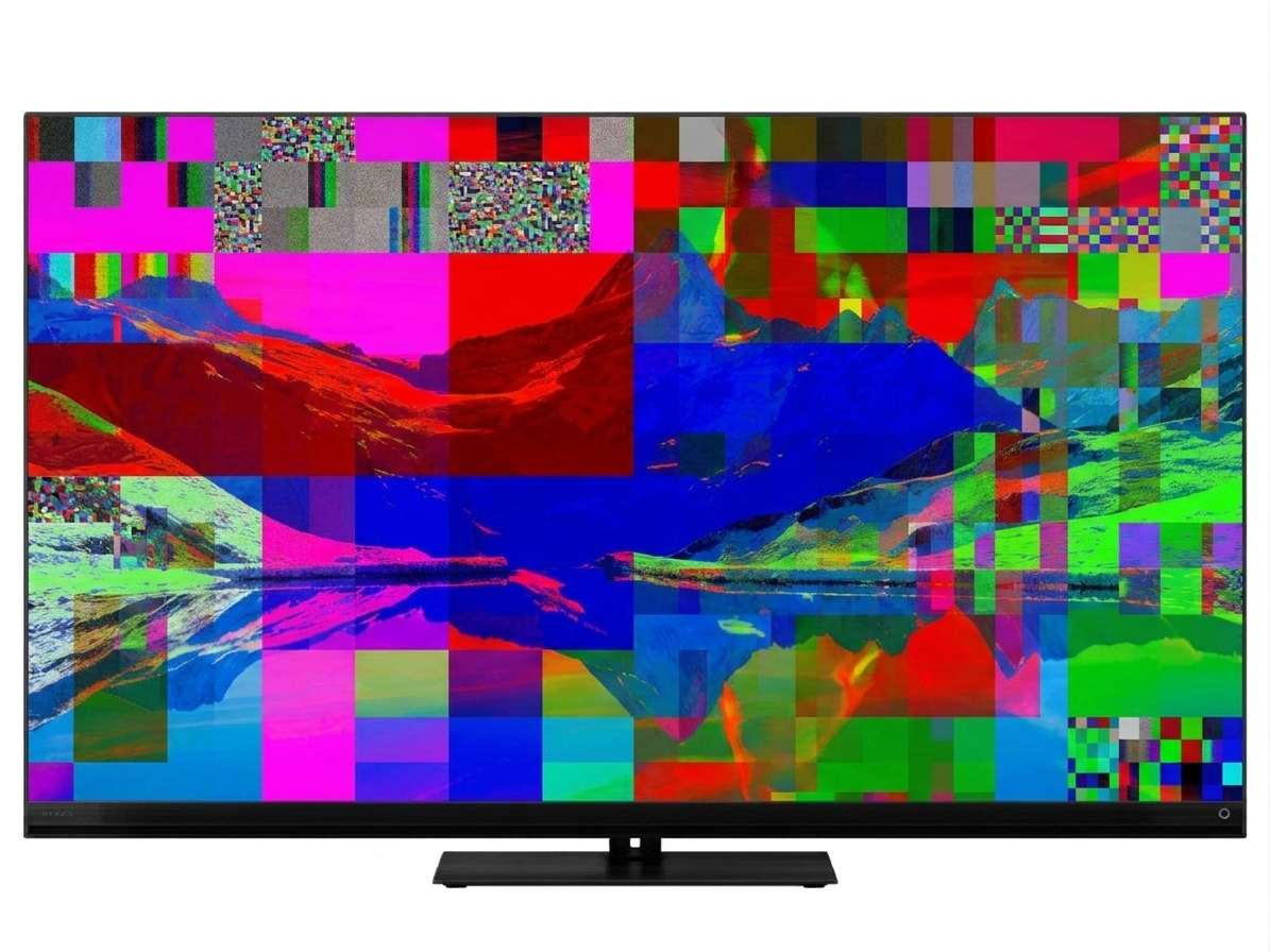 テレビにノイズが発生した！ブロックノイズの原因と対処法